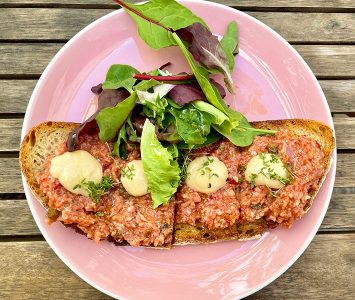 Frühstück im Brot ist sexy in Wien