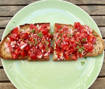 Frühstück im Brot ist sexy in Wien